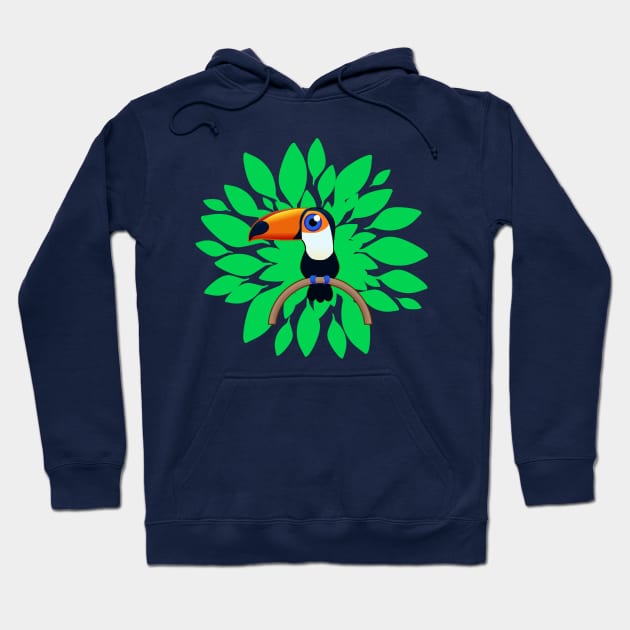 Toco Toucan Hoodie by Dirgu